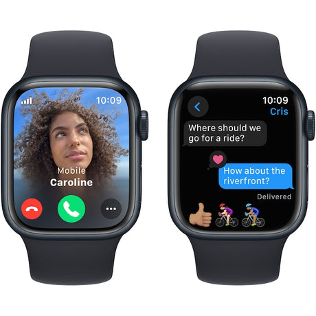 Apple Watch Series 9, GPS, 41mm, Midnight Aluminium