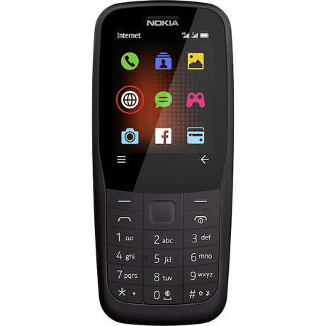 Nokia 220, Dual SIM, Fekete