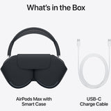 APPLE AirPods Max Vezeték nélküli fejhallgató, Over-Ear, Wireless, Bluetooth, Noise cancelling, Microfon, Space Gray