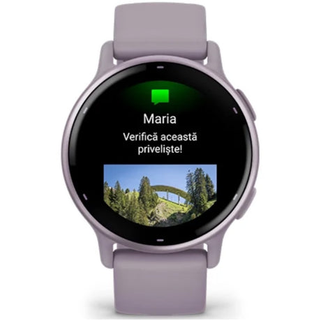 Garmin vivoactive 5 okosóra, GPS, 42 mm, Szilikon szíj, Slate/Fekete