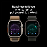 Smartwatch Apple Watch Ultra 4, GPS + Cellular, Carcasa Natural Titanium 49mm, Desert Alpine Loop