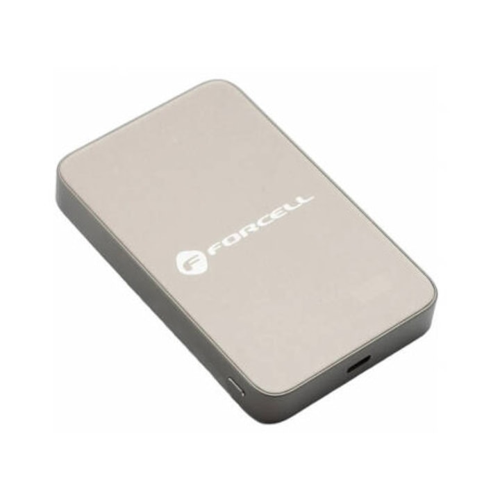 Forcell F-Energy SuperSlim F5K8 külső akkumulátor, 5000 mAh, USB-C