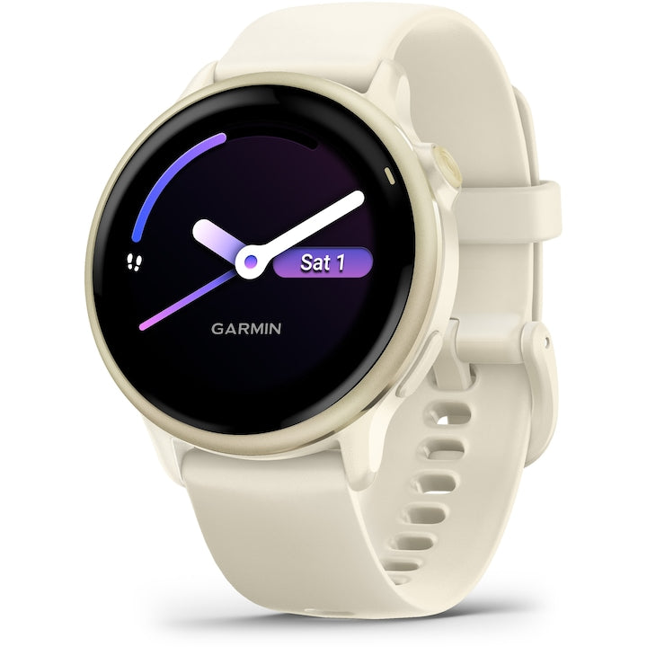 Ceas multisport / smartwatch Garmin vivoactive 6, GPS, 42mm, curea silicon