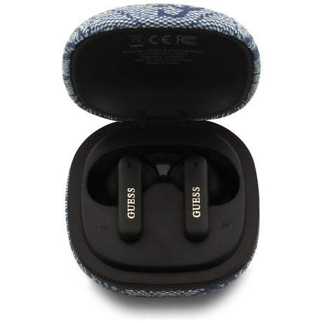 Vezeték nélküli fejhallgató Guess 4G Classic Metal Logo TWS, Bluetooth 5.4, 250 mAh, USB-C 
