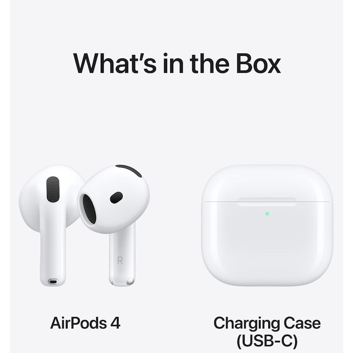 Apple AirPods 4. generációs fülhallgató, Fehér