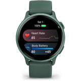 Garmin vivoactive 6, GPS, 42 mm, szilikon szíj - Multisport okosóra
