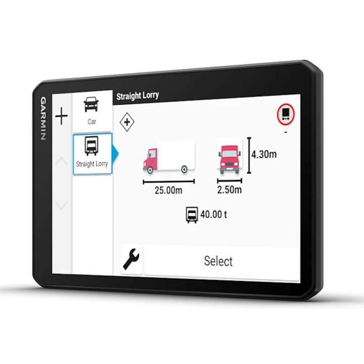 Sistem de navigatie camioane Garmin GPS Dezl LGV720, ecran 7”, EU+South Africa