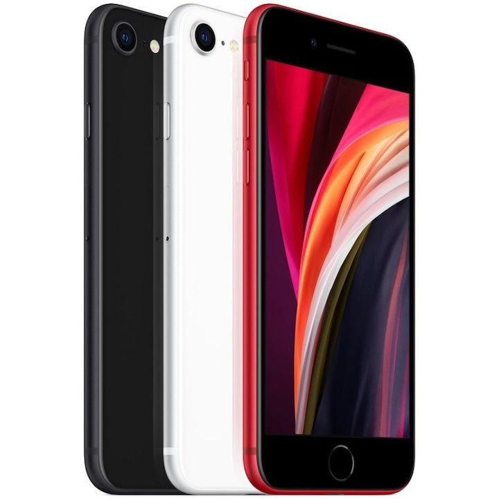 Telefon mobil second hand, Apple iPhone SE 2020, 64GB, Red - starea de sanatate a bateriei: 86%