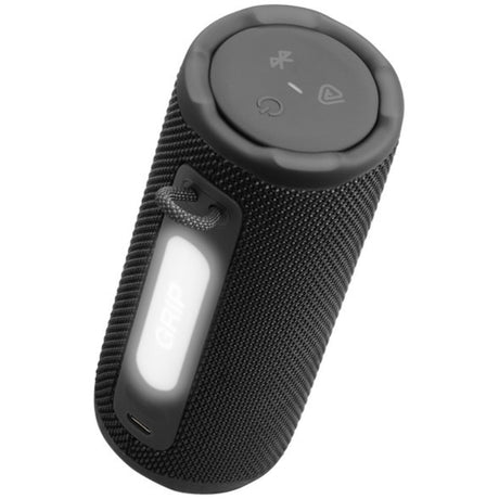 JBL Grip hordozható hangszóró, Bluetooth, Pro Sound, Auracast, 14 órás akkumulátor-üzemidő, hangulatvilágítás, IP68