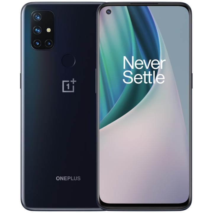 Telefon mobil second hand, OnePlus Nord N10 5G, 6GB/128GB, Midnight Ice