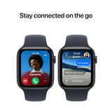 Apple Watch SE 3, GPS, Carcasa Midnight Aluminium 44mm, Navy Blue Sport Band - M/L