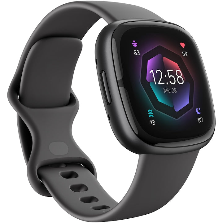 Fitbit Sense 2 okosóra, Shadow Grey/Graphite Aluminum