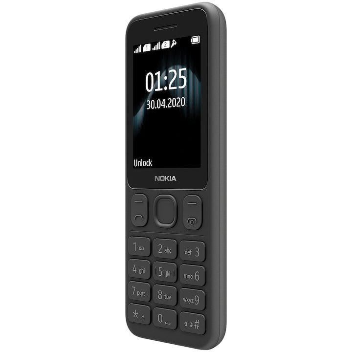 Nokia 125 mobiltelefon, dupla SIM kártyával