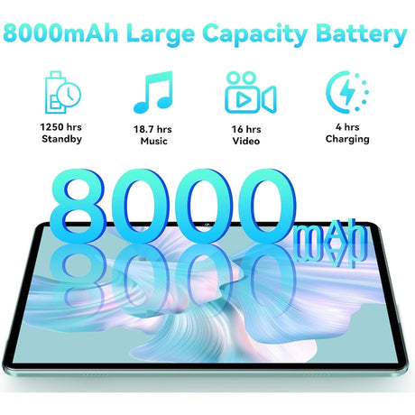 Oukitel OT6 tablet, 10.1" FHD+, 4 GB RAM (+12 GB virtuális), 64 GB, Wi-Fi 6, Android 13, tollal – Vékony, gyors és sokoldalú