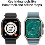 Apple Watch Ultra 3, GPS, Cellular, Carcasa Black Titanium 49mm, Black Ocean Band