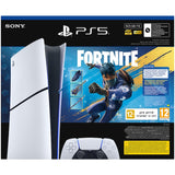 Consola PlayStation 5 Digital Edition (PS5) Slim, 825GB SSD, E-Chassis, Fortnite Flowering Chaos Bundle