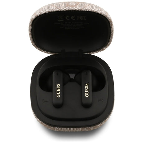 Vezeték nélküli fejhallgató Guess 4G Classic Metal Logo TWS, Bluetooth 5.4, 250 mAh, USB-C 