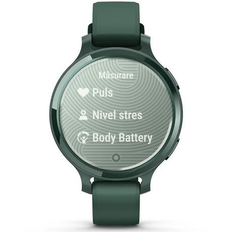 Garmin Lily 2 Active okosóra, 38mm, GPS, szilikon szíj, ezüst/lila jázmin