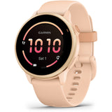 Garmin vivoactive 6 okosóra, GPS, 42 mm, szilikonszíj, pala/fekete