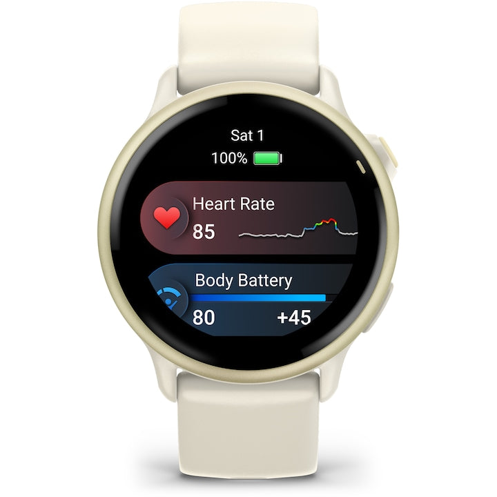 Garmin vivoactive 6, GPS, 42 mm, szilikon szíj - Multisport okosóra