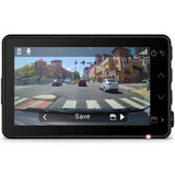 Garmin Dash Cam X110 Compact, hangvezérlésű, 1080p felbontású autós menetrögzítő kamera, 2,4 hüvelykes kijelzővel