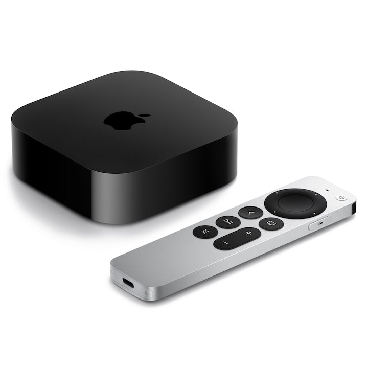 Apple TV 4K Wi-Fi + Ethernet, 128 GB, fekete/ezüst