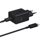 Samsung Super Fast Charger Adapter 45W hálózati töltő, USB Type-C, Low Standby, Type-C kábel (5A), Fekete