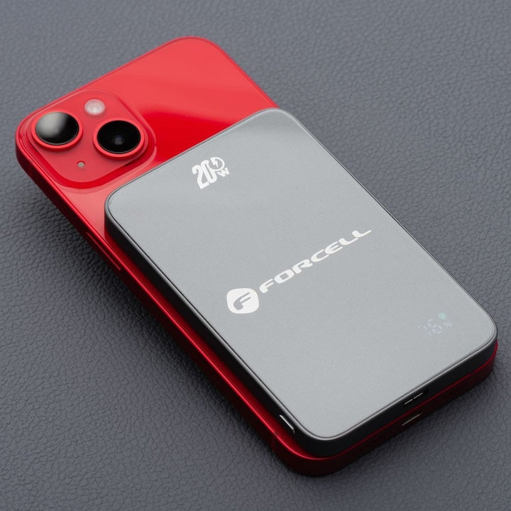 Forcell F-Energy SuperSlim F5K8 külső akkumulátor, 5000 mAh, USB-C