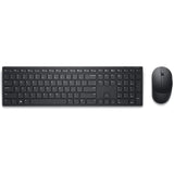 Kit tastatura + mouse wireless Dell KM5221W, retail box, US International layout, Negru