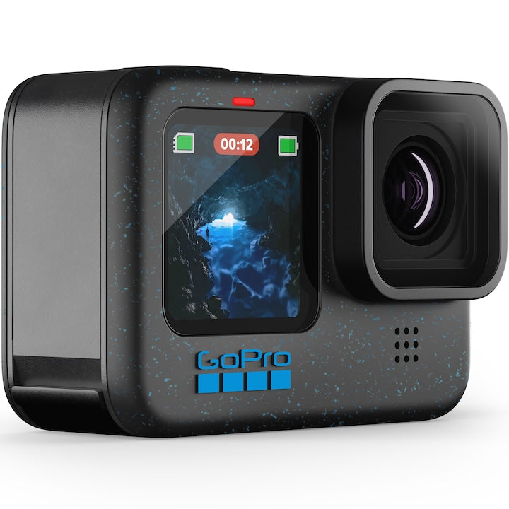 GoPro Hero12 sportkamera, 5.3K, 60FPS, HDR, Wi-Fi, Fekete