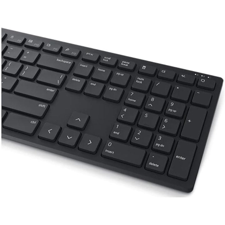 Kit tastatura + mouse wireless Dell KM5221W, retail box, US International layout, Negru