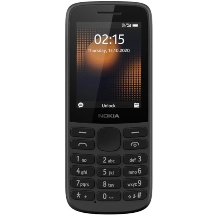 Nokia 215 mobiltelefon, dupla SIM kártyával, 4G