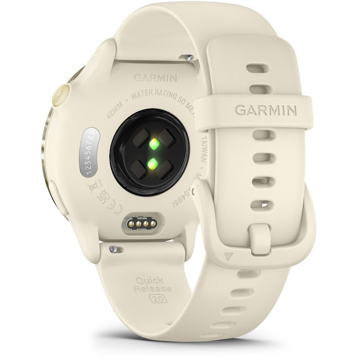 Ceas multisport / smartwatch Garmin vivoactive 6, GPS, 42mm, curea silicon