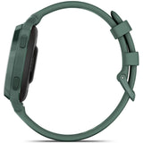 Garmin Lily 2 Active okosóra, 38mm, GPS, szilikon szíj, ezüst/lila jázmin