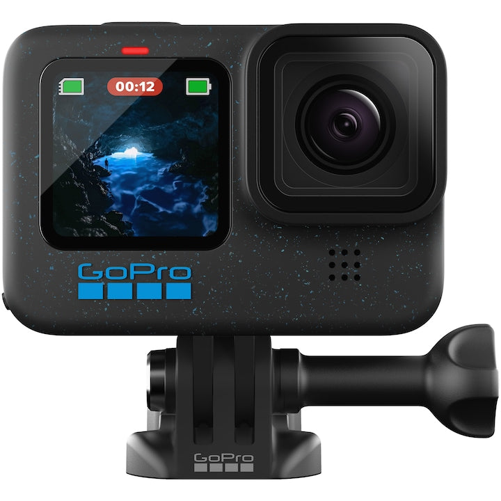 GoPro Hero12 sportkamera, 5.3K, 60FPS, HDR, Wi-Fi, Fekete