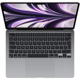Apple MacBook Air 13 hüvelykes laptop, Apple M2 processzorral, 8 CPU maggal és 8 GPU maggal, 8 GB, 256 GB, asztroszürke, INT kiosztású