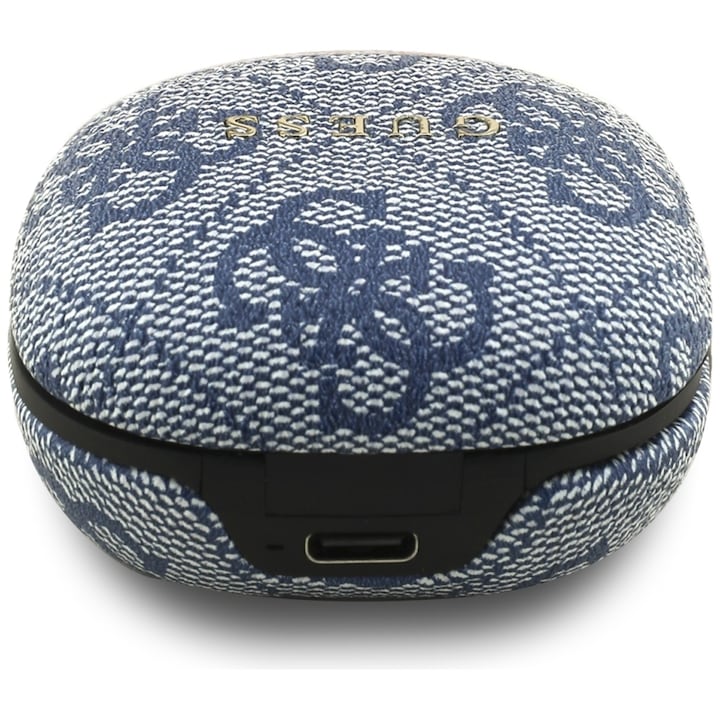 Vezeték nélküli fejhallgató Guess 4G Classic Metal Logo TWS, Bluetooth 5.4, 250 mAh, USB-C 