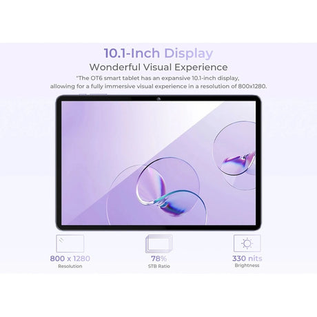 Oukitel OT6 tablet, 10.1" FHD+, 4 GB RAM (+12 GB virtuális), 64 GB, Wi-Fi 6, Android 13, tollal – Vékony, gyors és sokoldalú