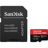 SanDisk Extreme microSDXC 128GB memóriakártya, akár 190MB/s és 90MB/s olvasási/írási sebesség + SD adapter