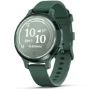 Garmin Lily 2 Active okosóra, 38mm, GPS, szilikon szíj, ezüst/lila jázmin