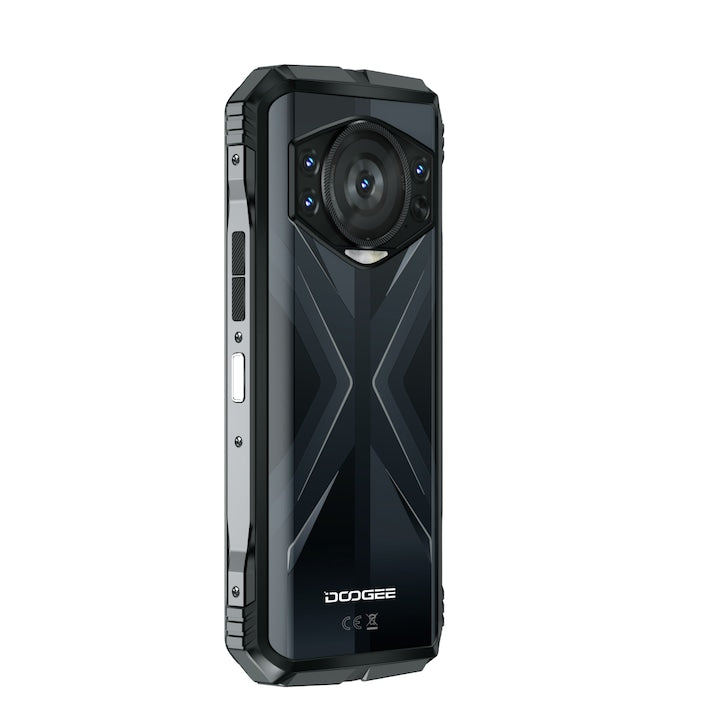 Doogee S200 mobiltelefon, 5G, dupla kijelző (6,72"+1,32") 2.4K AMOLED, 12 GB RAM (12 GB + 20 GB bővíthető), 256 GB ROM, 100 MP, Android 14, Dimensity 7050, 10100mAh, dupla SIM