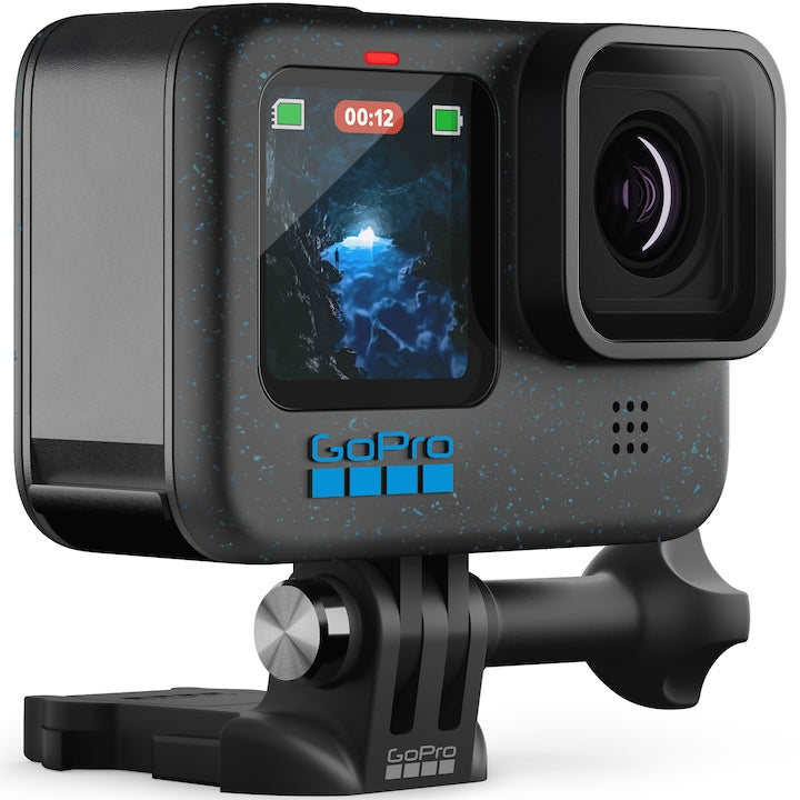 GoPro Hero12 sportkamera, 5.3K, 60FPS, HDR, Wi-Fi, Fekete