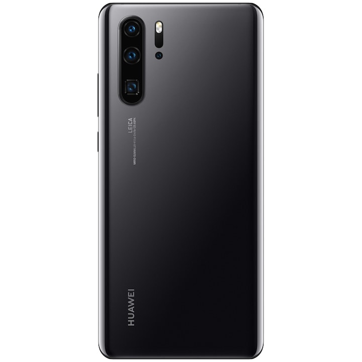 Telefon mobil second hand - Huawei P30 Pro, Dual SIM, 128GB, 8GB RAM, 4G, Midnight Black