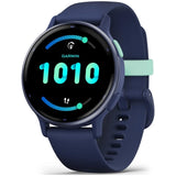Garmin vivoactive 5 okosóra, GPS, 42 mm, Szilikon szíj, Slate/Fekete