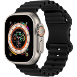 Apple Watch Ultra 3, GPS, Cellular, természetes titánium tok, 49 mm, kék/világoskék Trail Loop - M/L