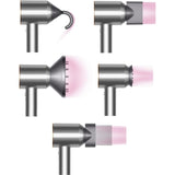 Dyson Supersonic HD07 hajszárító vasaló/fukszia, 5 tartozék