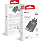Forcell GaN 3 vezeték nélküli töltő USB-C porttal 45W Teljesítmény leadás
