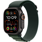 Apple Watch Ultra 2, GPS, Cellular, Titaniumtok 49mm, Olive Alpine Loop - Medium