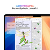 Laptop Apple MacBook Air 13", cu procesor Apple M4, 10 nuclee CPU si 8 nuclee GPU, 16GB RAM, 256GB, Silver, Tastatura DE