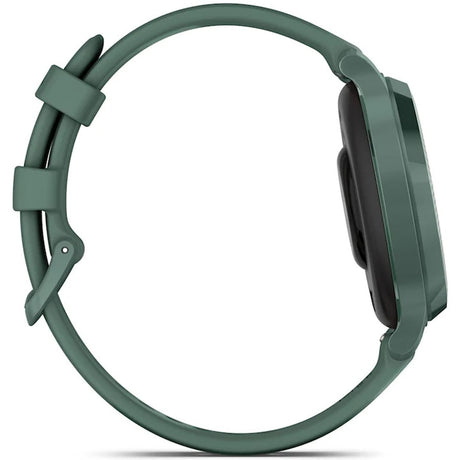 Garmin Lily 2 Active okosóra, 38mm, GPS, szilikon szíj, ezüst/lila jázmin